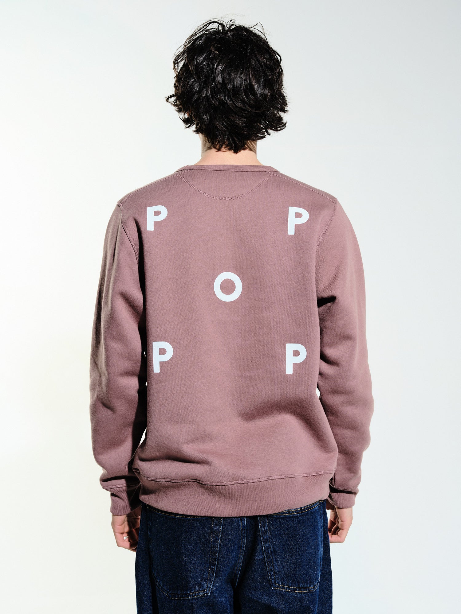 Pop Logo Crewneck Sweat Twilight Mauve