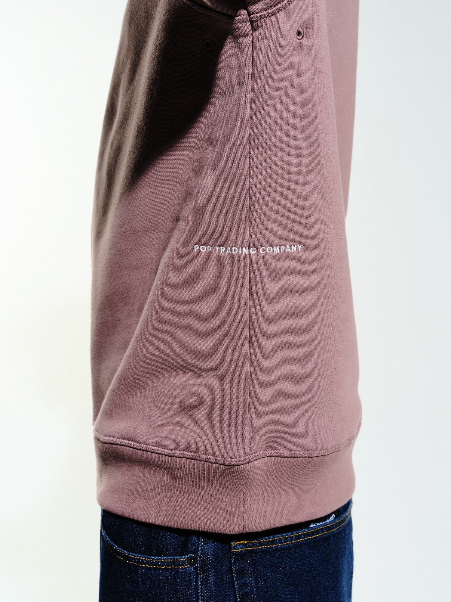 Pop Logo Crewneck Sweat Twilight Mauve