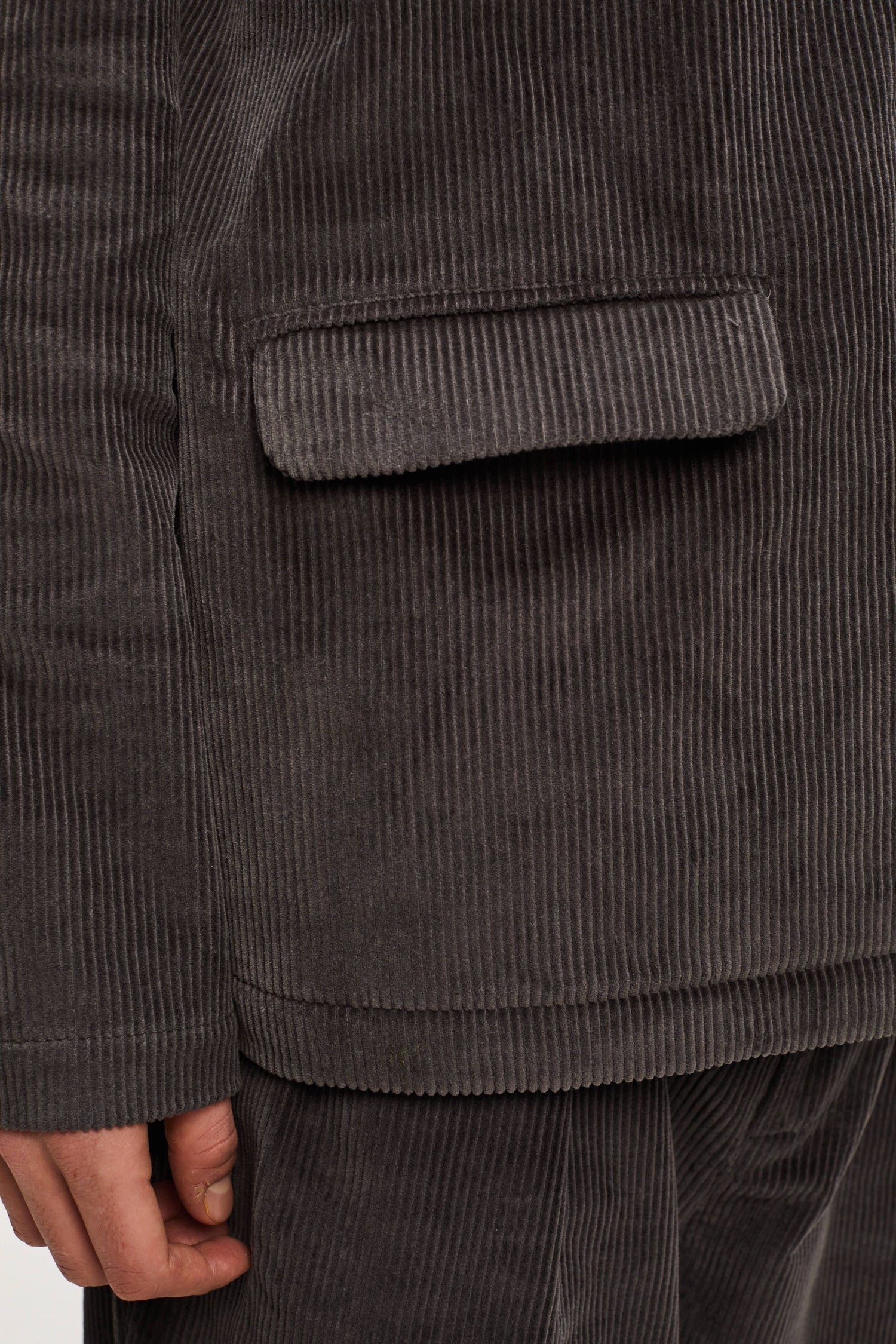 Pop Hewitt Cord Suit jacket Anthracite