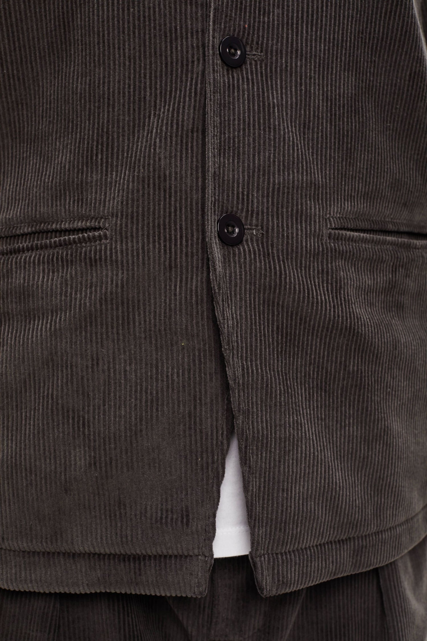Pop Hewitt Cord Suit jacket Anthracite