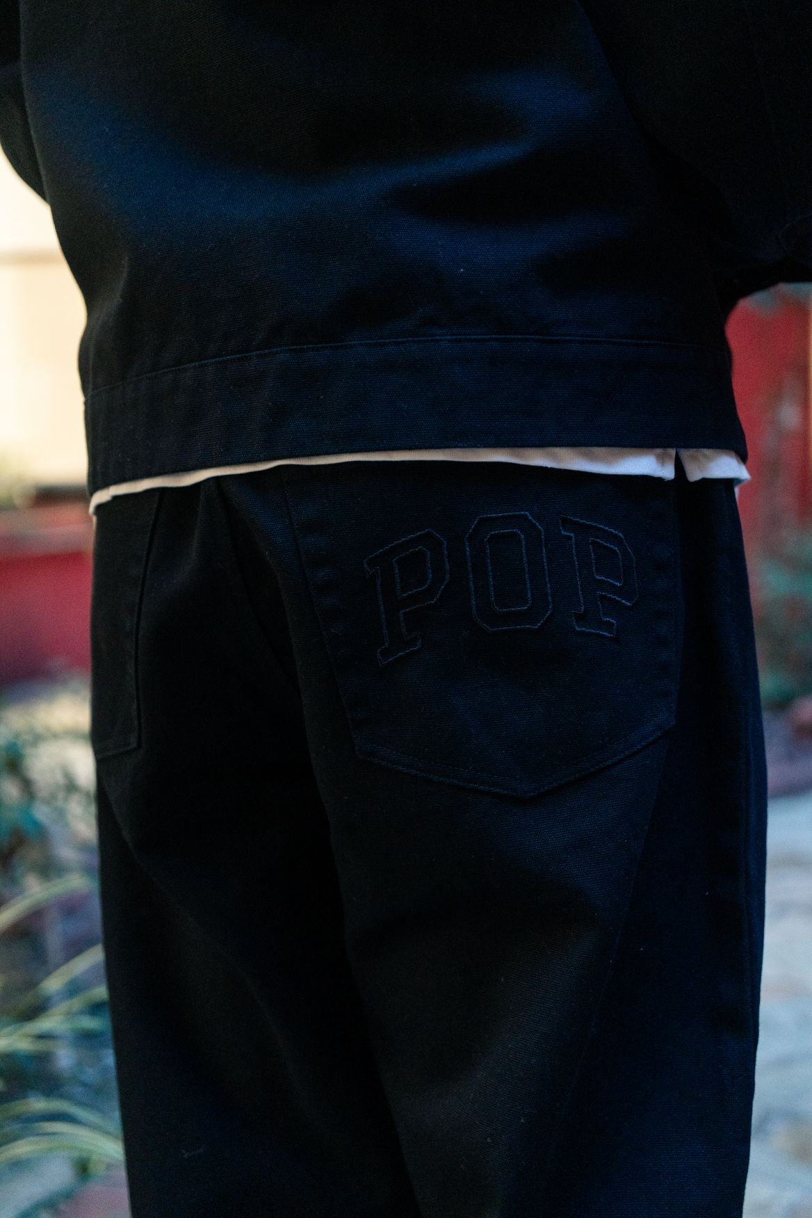 Pop Arch DRS Pants Black Washed Canvas