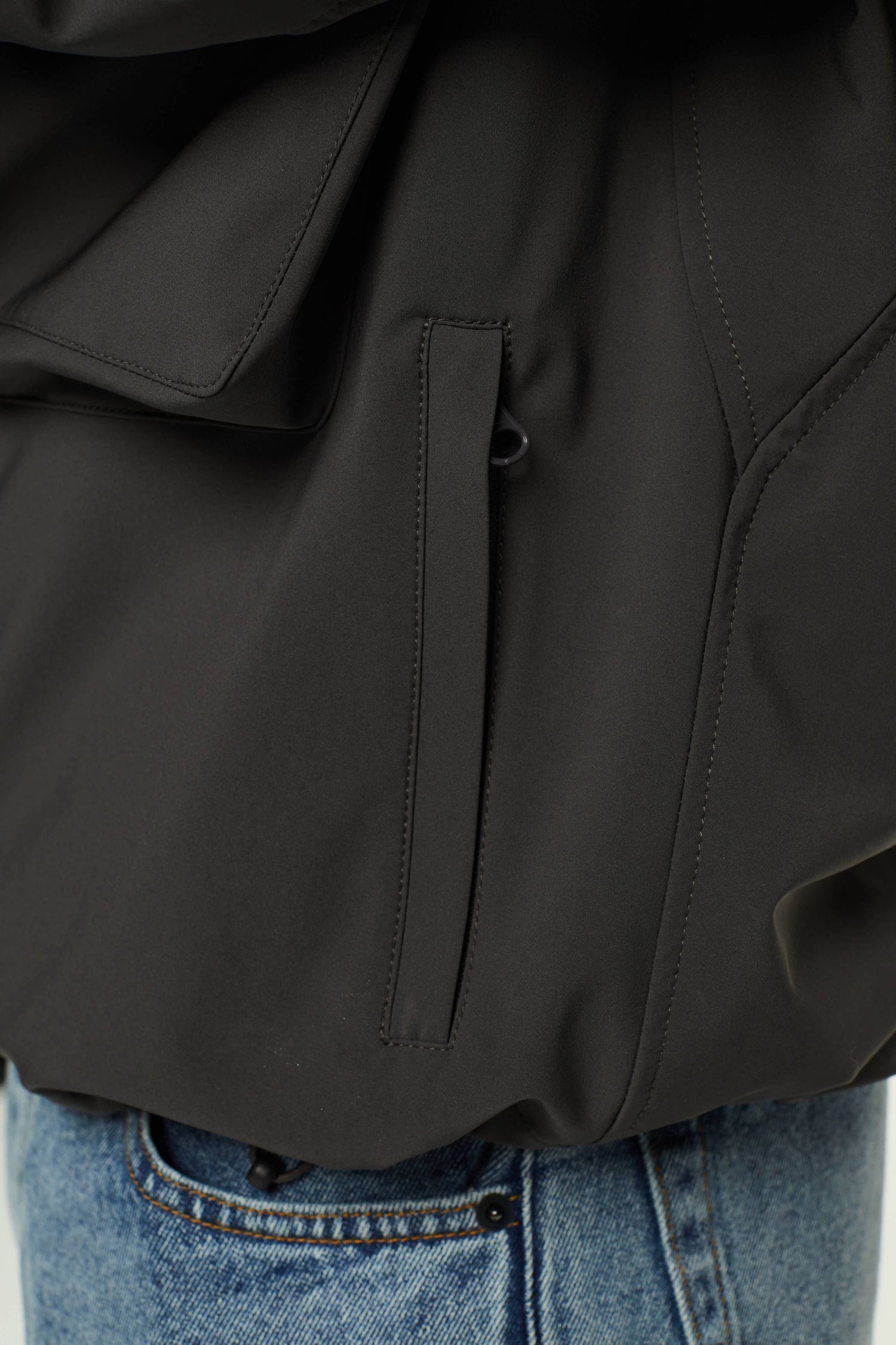 Pop Shell Jacket Charcoal