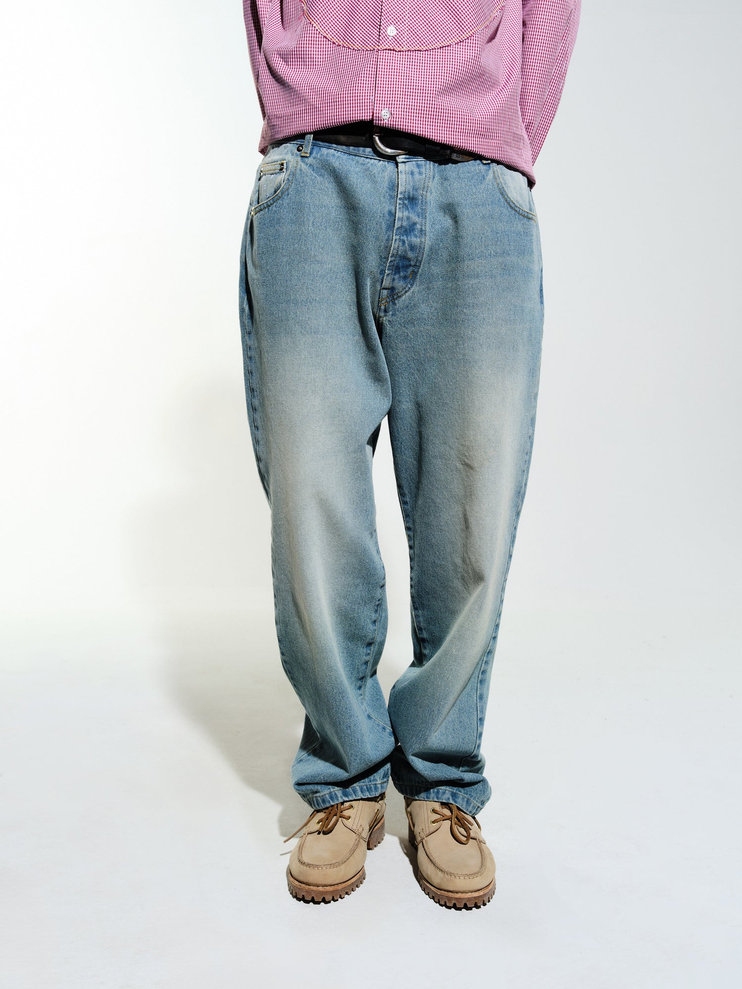 Pop Drs Pant Washed Denim