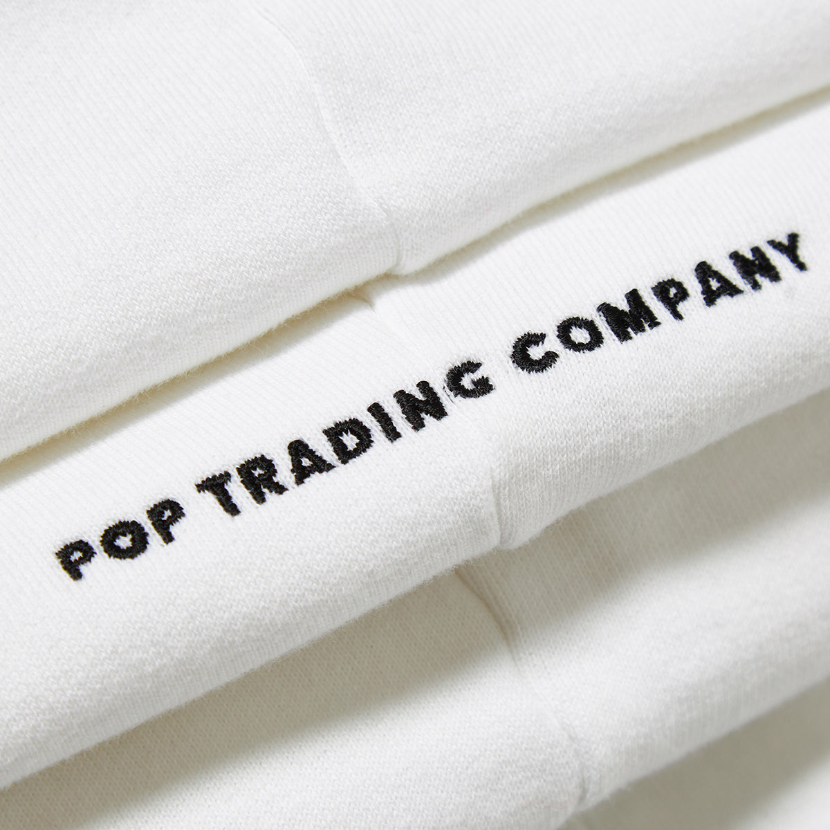 Pop & Gleneagles Golfcart Hooded Sweat White