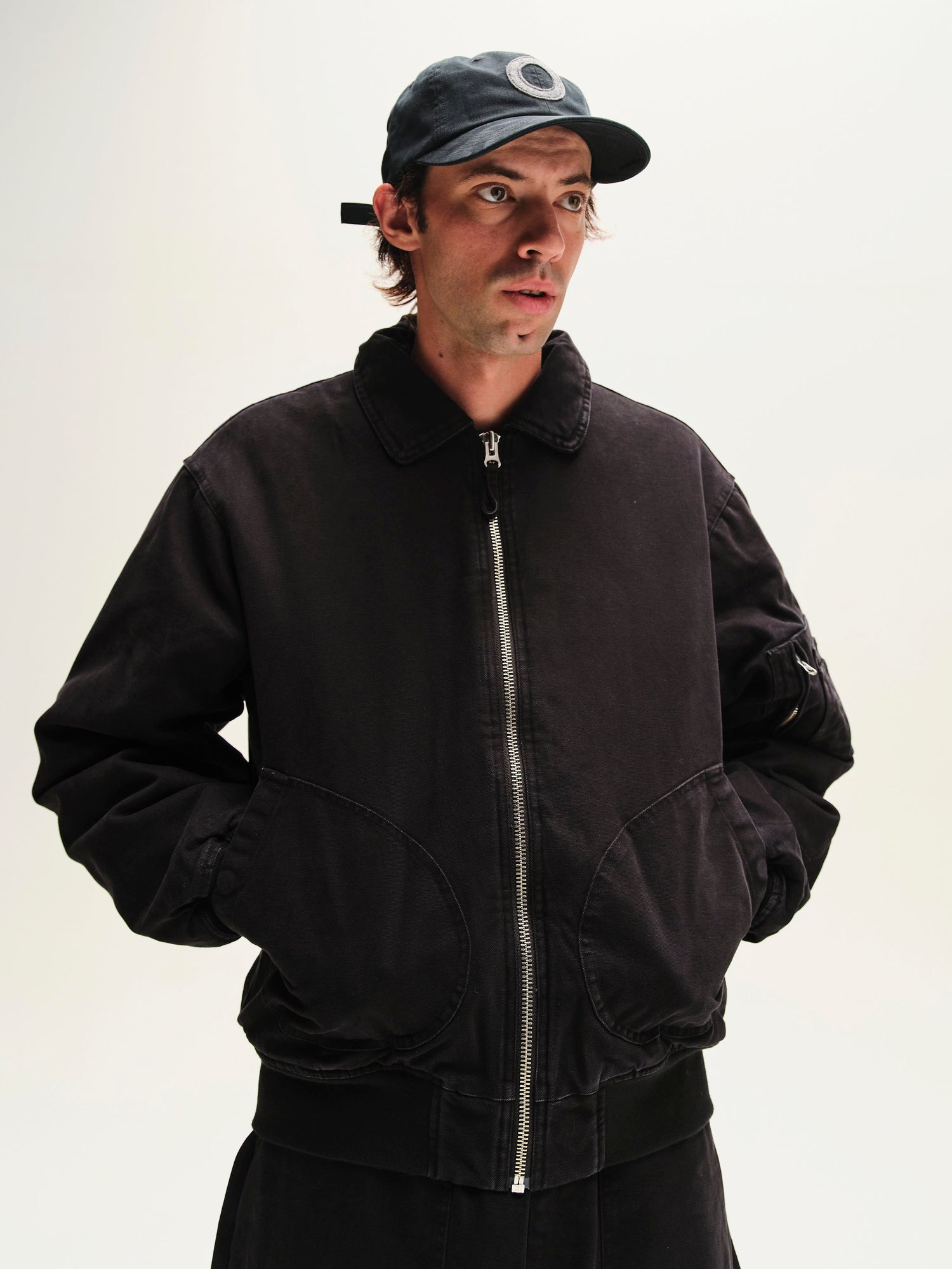 Pop Flight Jacket Black