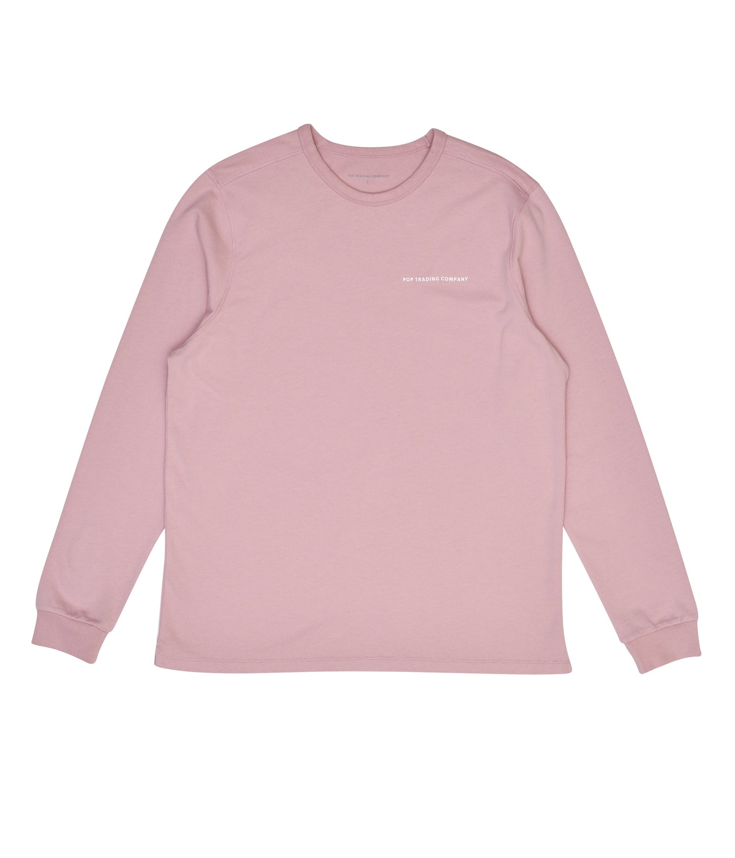 Pop Logo Longsleeve Zephyr/White