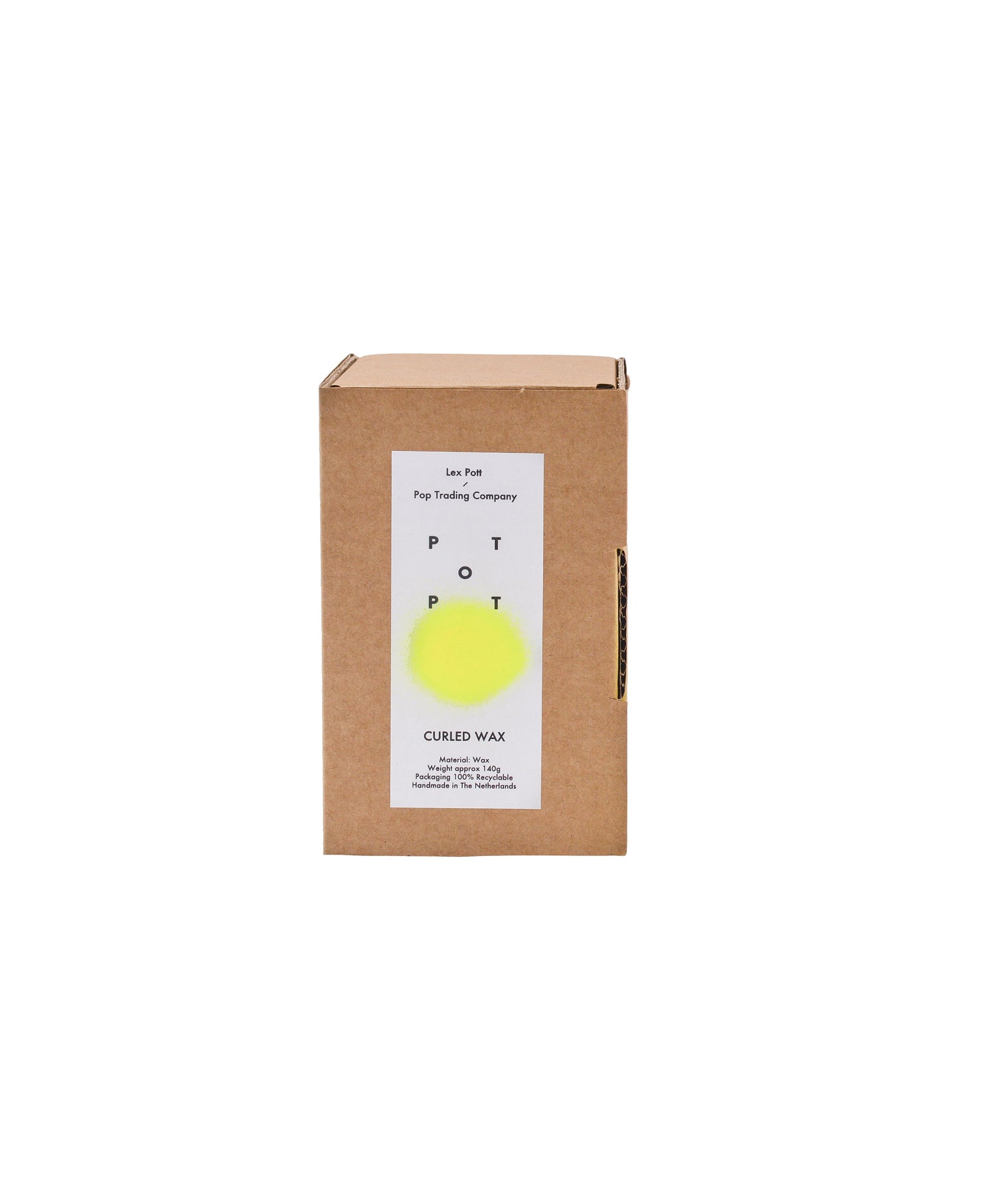 Pop Lex Pott Curled Wax Yellow