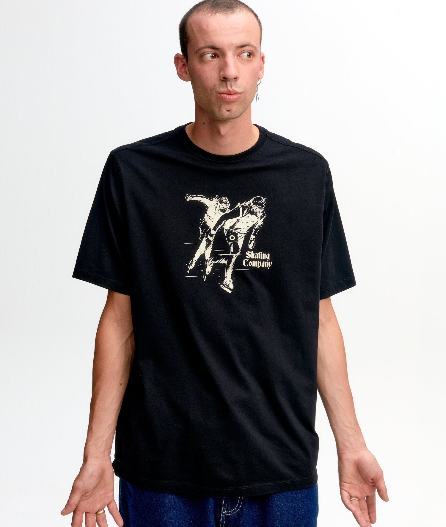 Pop Skating Company T-Shirt Black