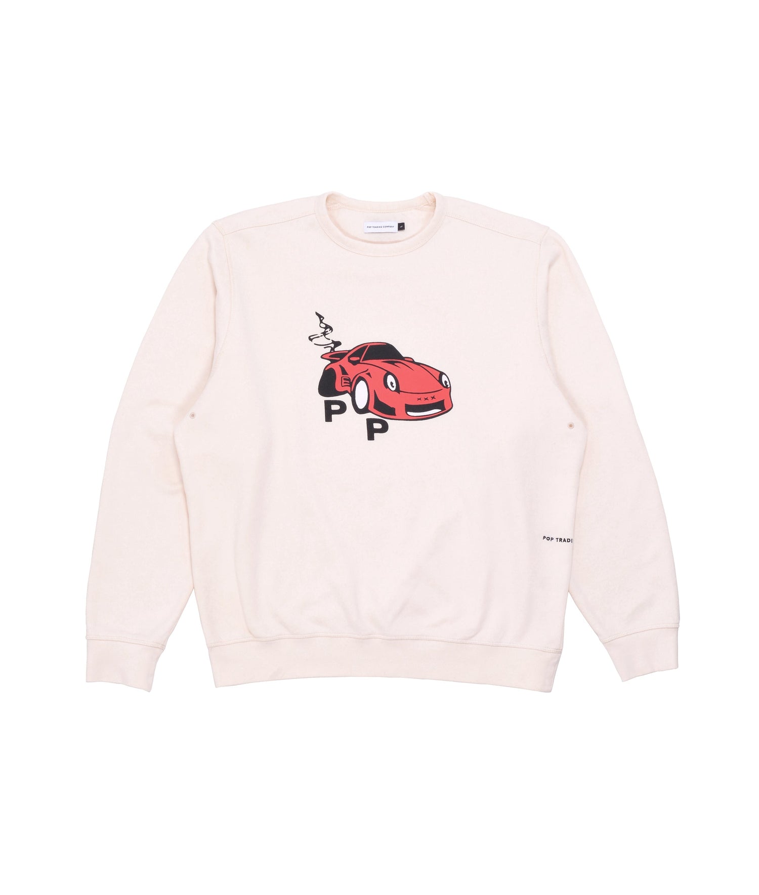 Pop Sports Car Crewneck Offwhite