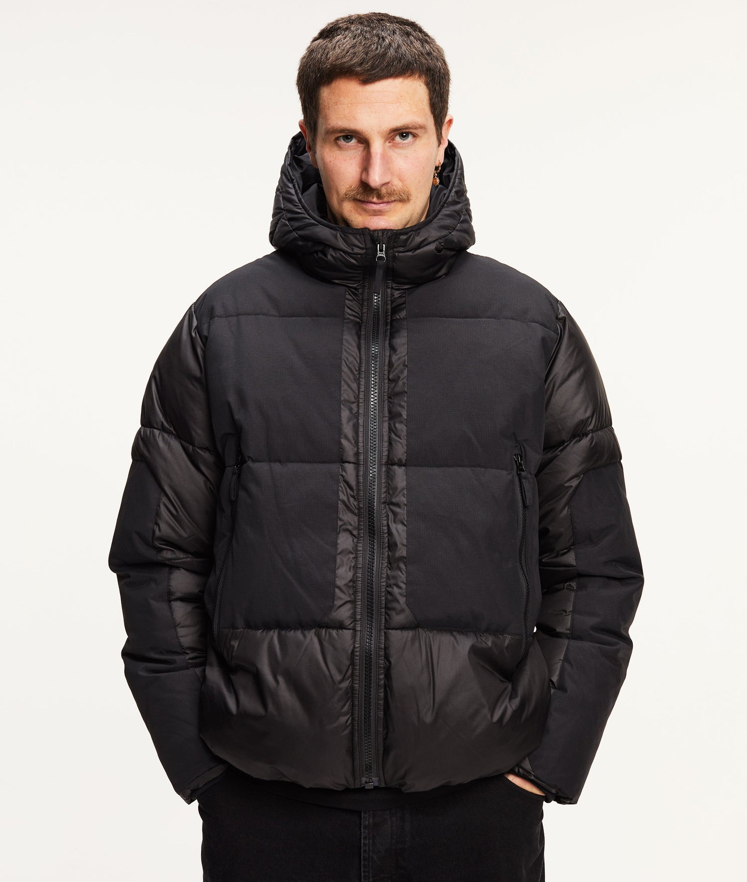 Pop Puffer Jacket Black
