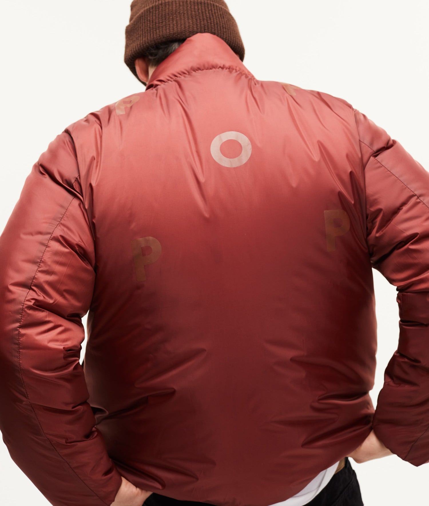 Pop Quilted Reversible Puffer Jacket Mesa Rose/Fired Brick