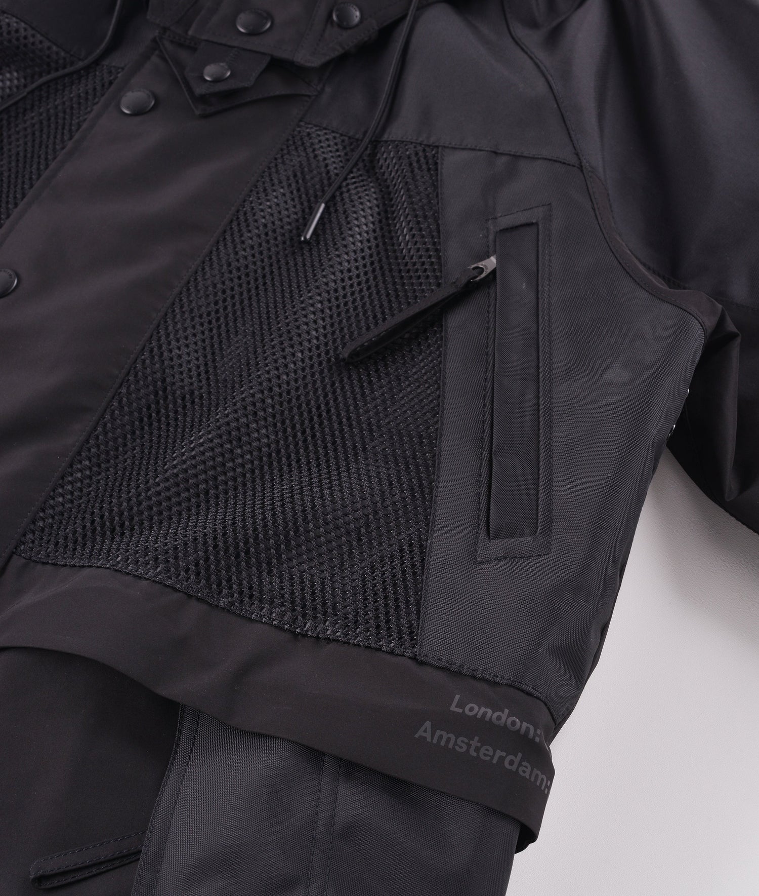 Burberry & Pop Parka Jacket Black