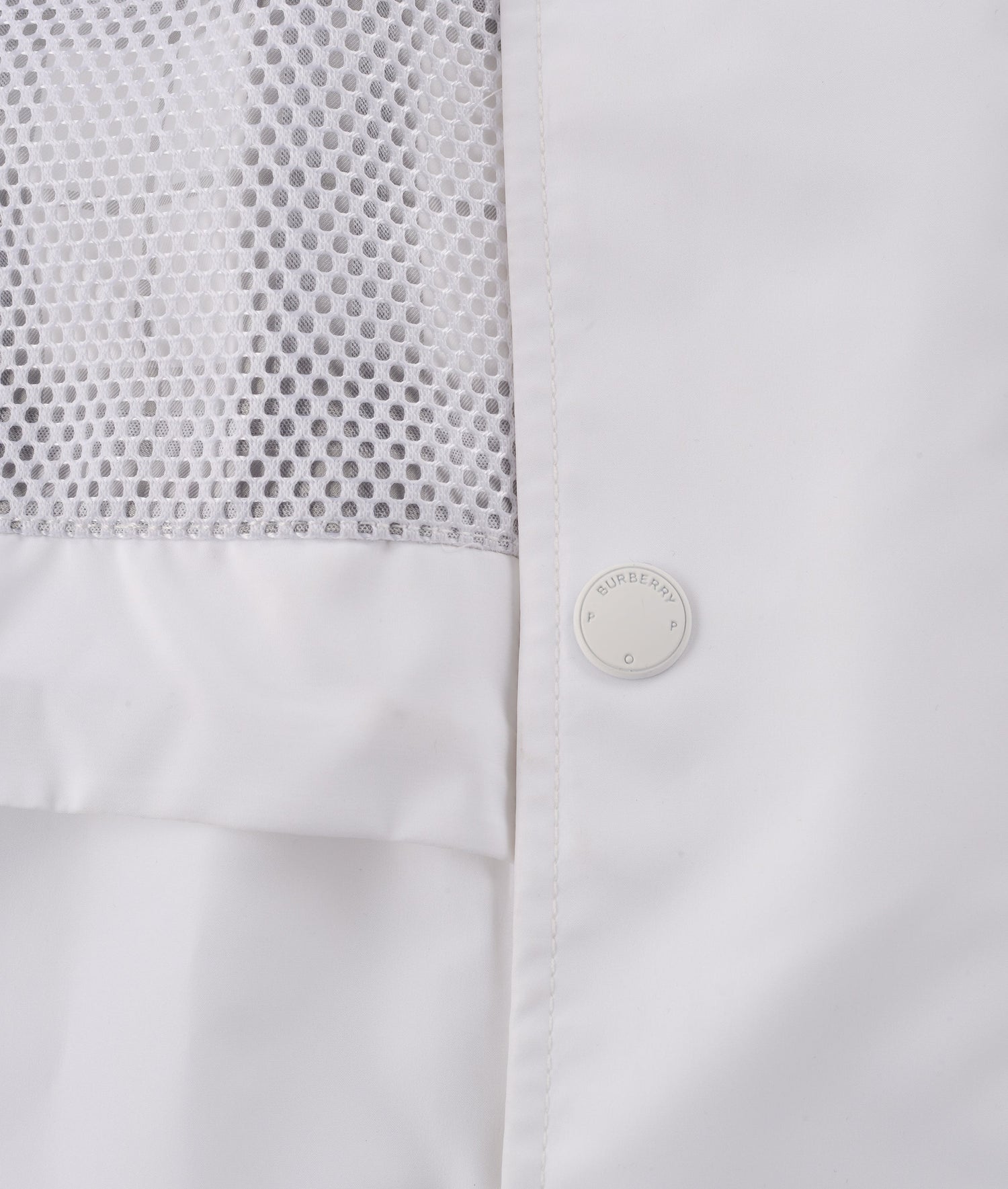 Burberry & Pop Parka Jacket White