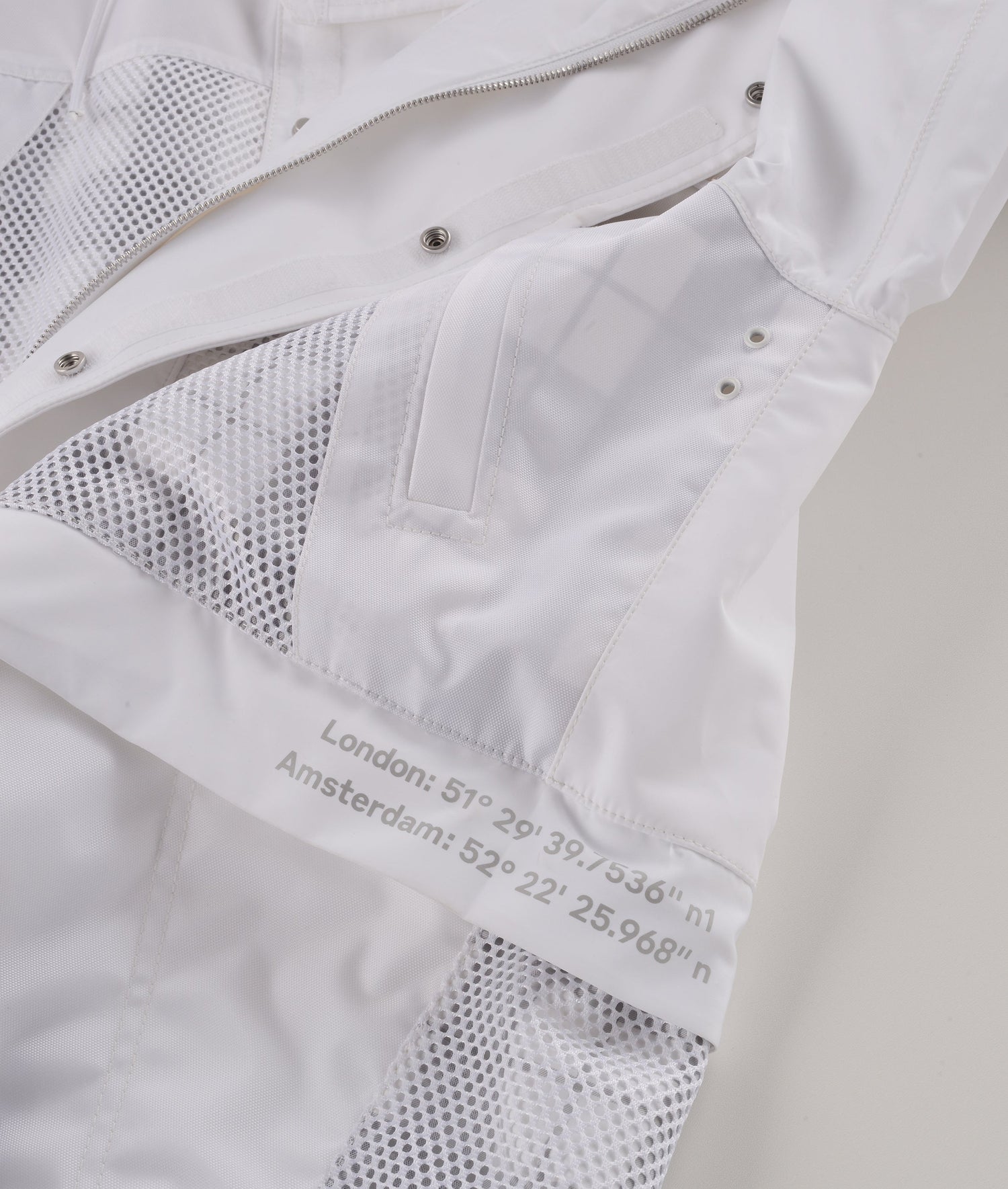 Burberry & Pop Parka Jacket White
