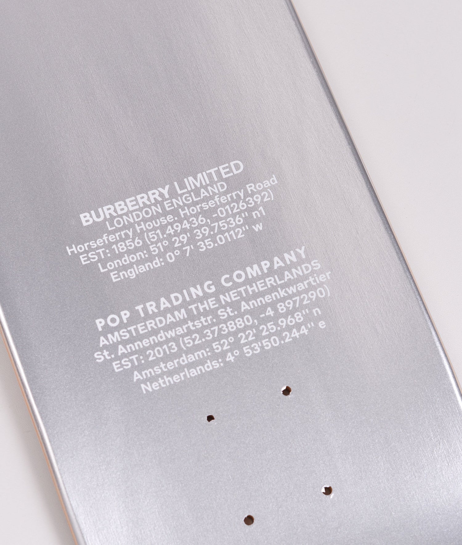 Burberry & Pop Skateboard I