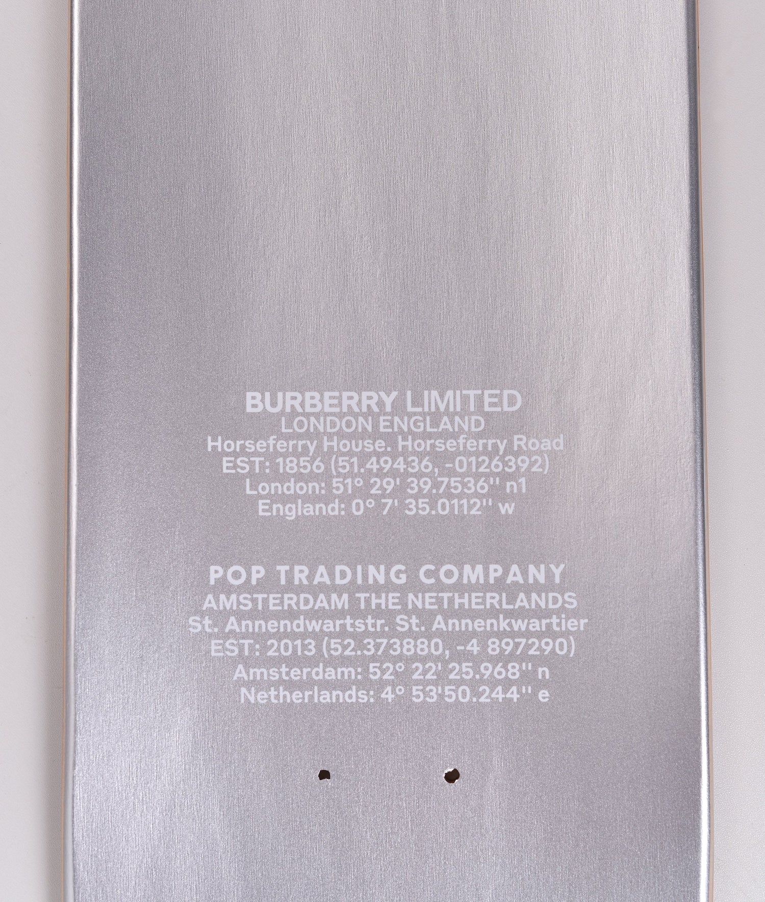 Burberry & Pop Skateboard 2