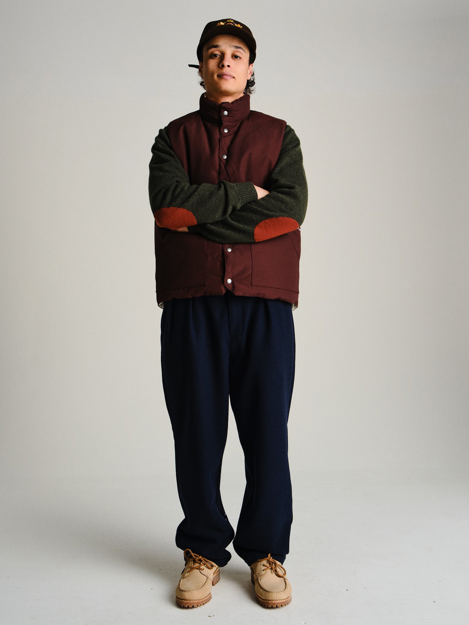 Pop Wool Hewitt Suit Pants Navy
