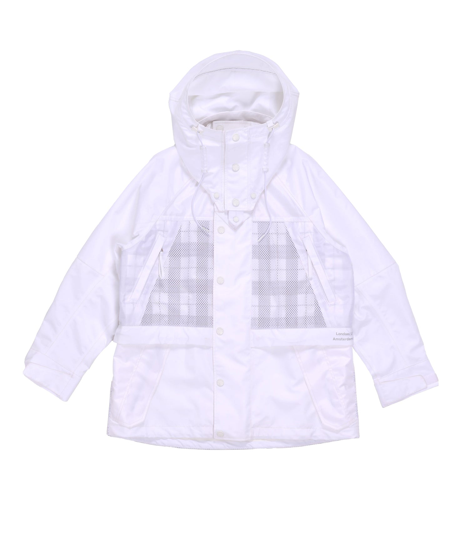 Burberry & Pop Parka Jacket White