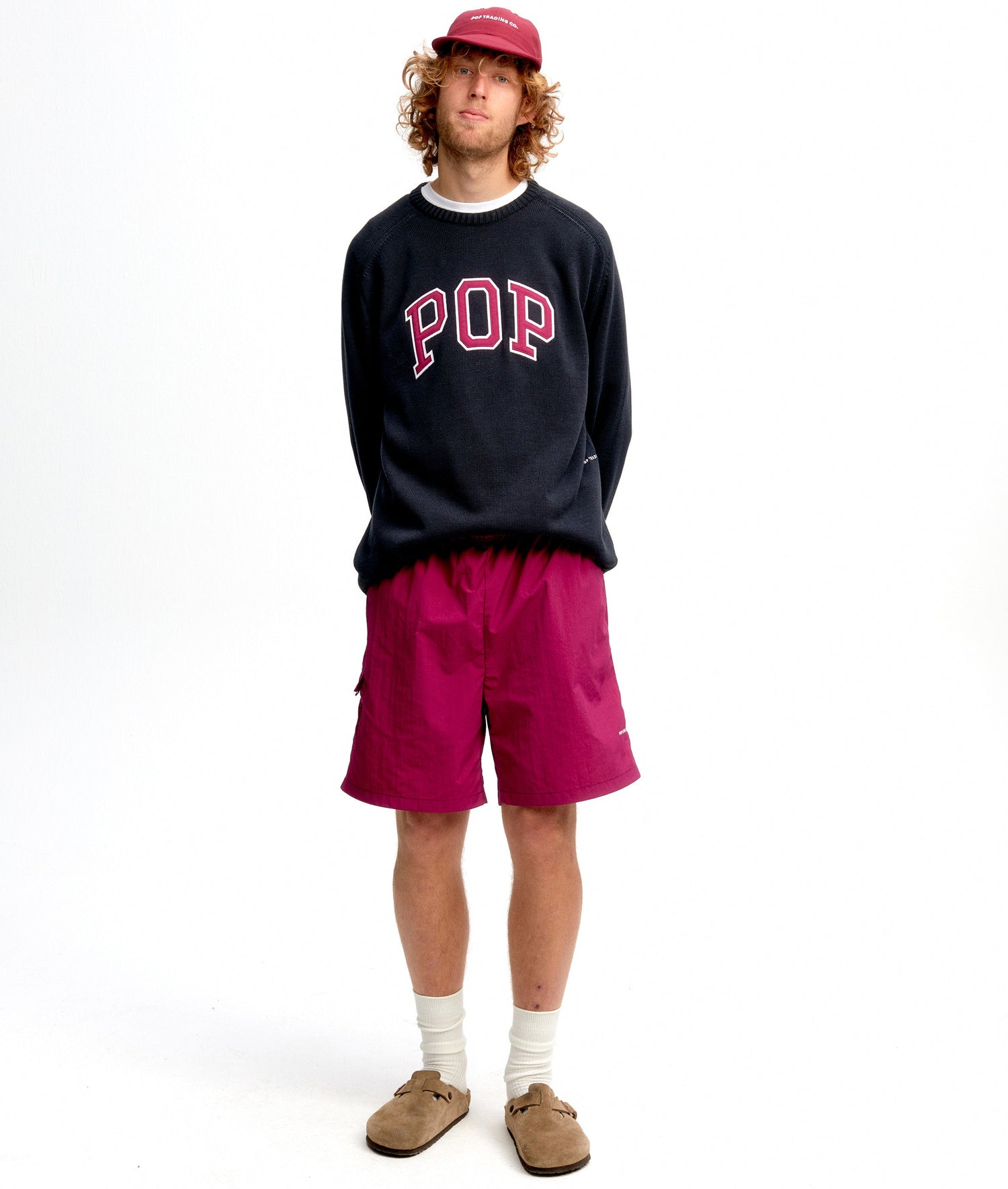 Pop Flexfoam Sixpanel Hat Raspberry