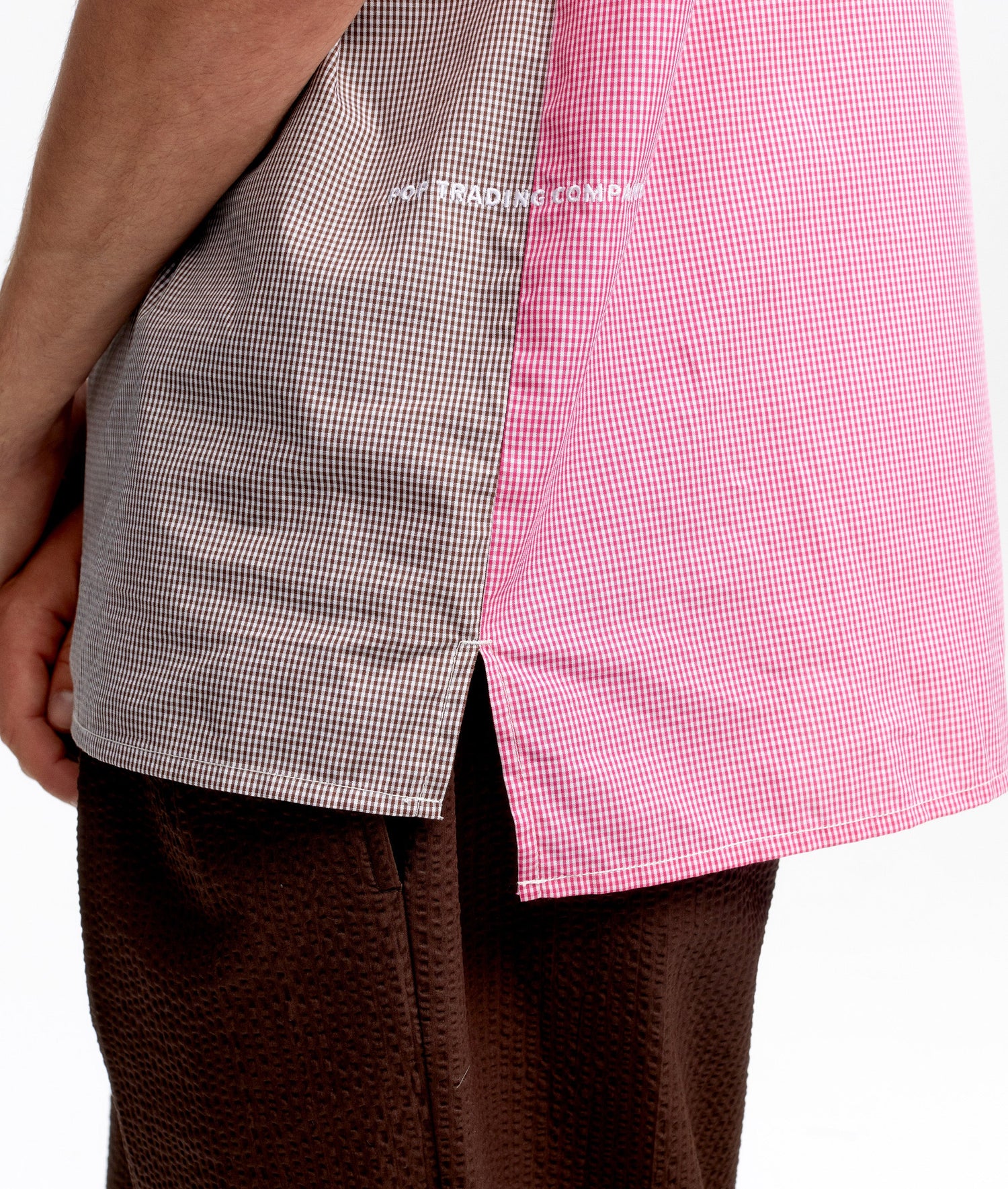 Pop Italo Shirt Raspberry/Gingham