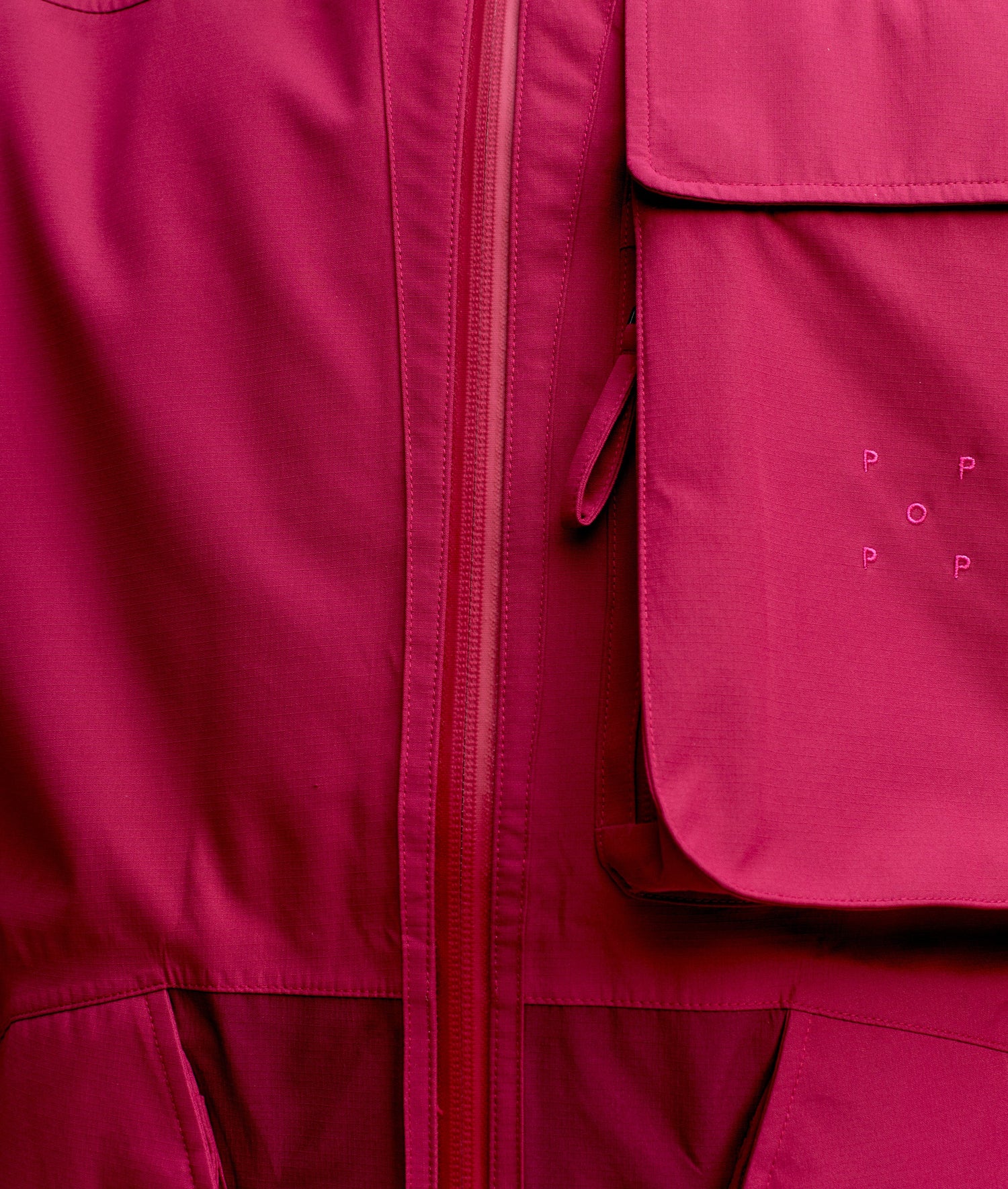 Pop Big Pocket Jacket Raspberry