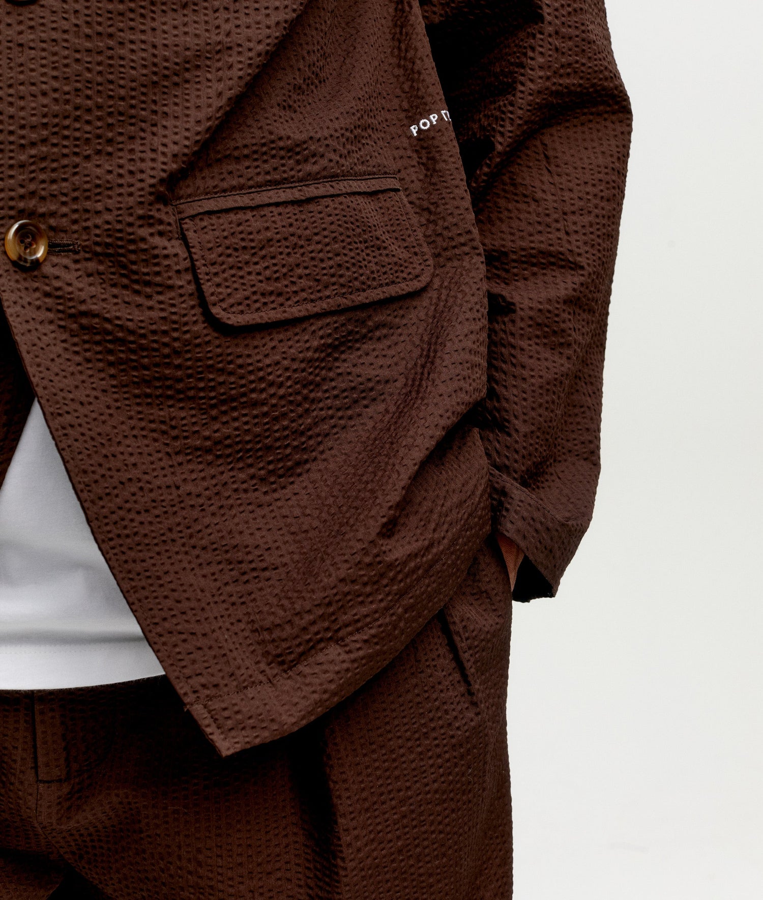 Pop Hewitt Suit Jacket Delicioso Seersucker