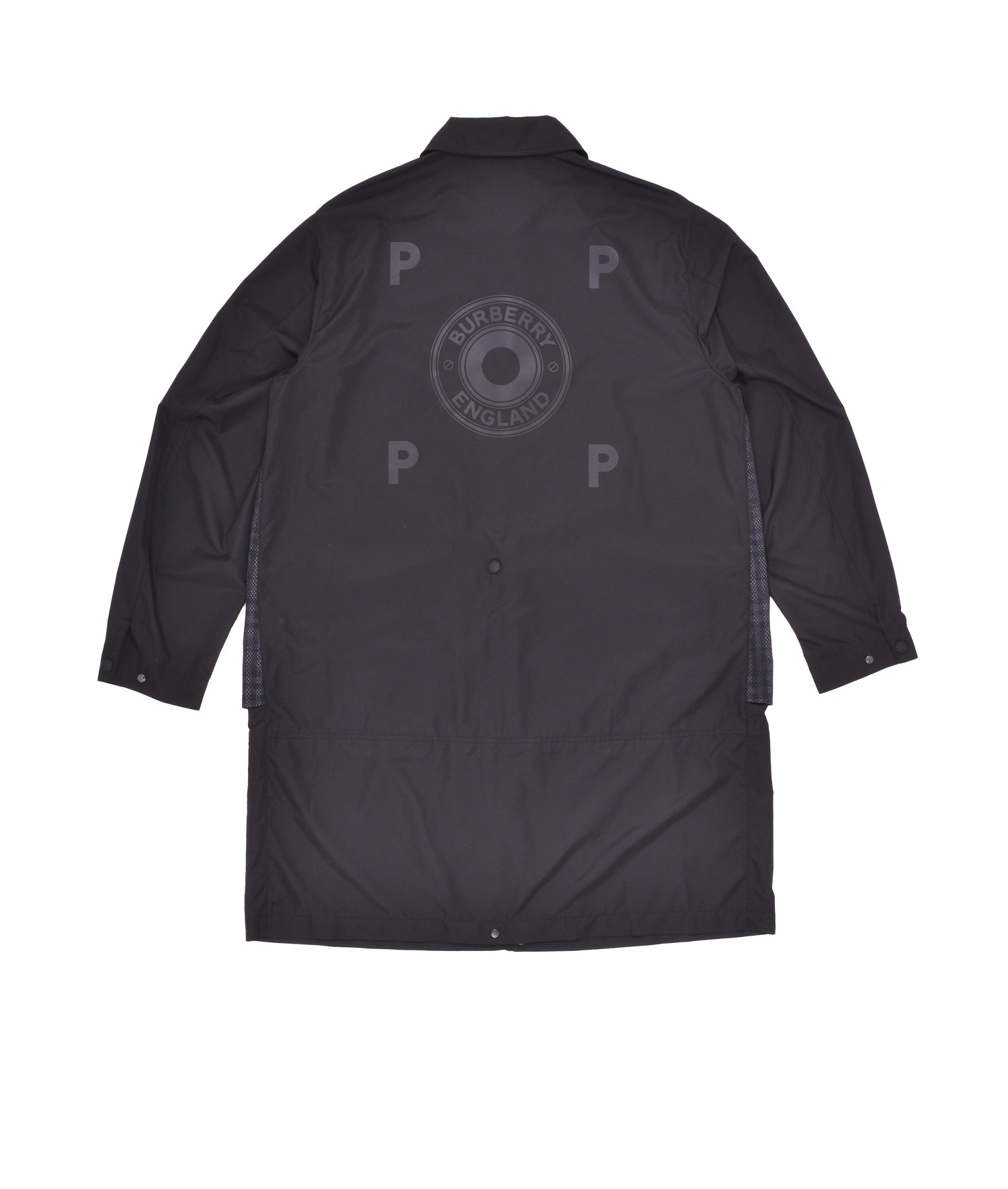 Burberry & Pop Tech Trench Jacket Black