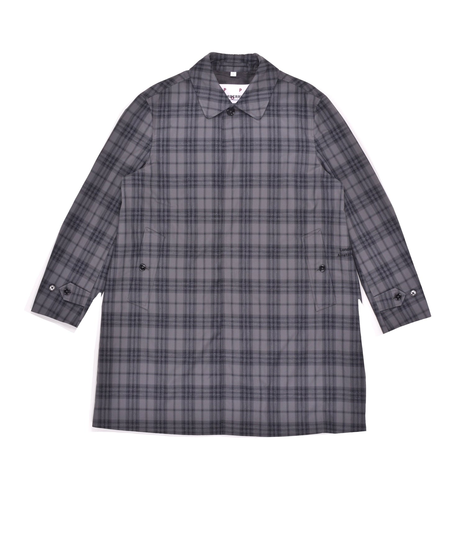 Burberry & Pop Trench Jacket Check