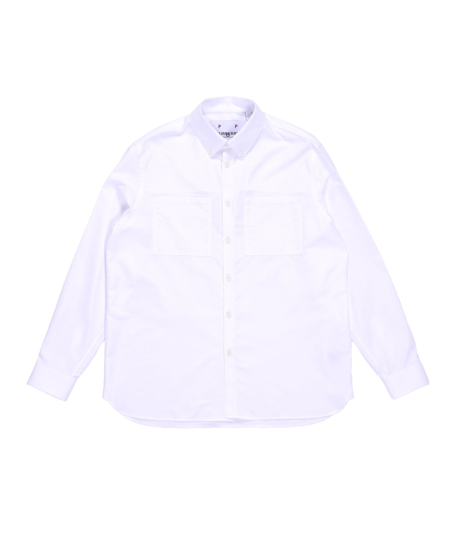 Burberry & Pop Embroidered Oxford Shirt White