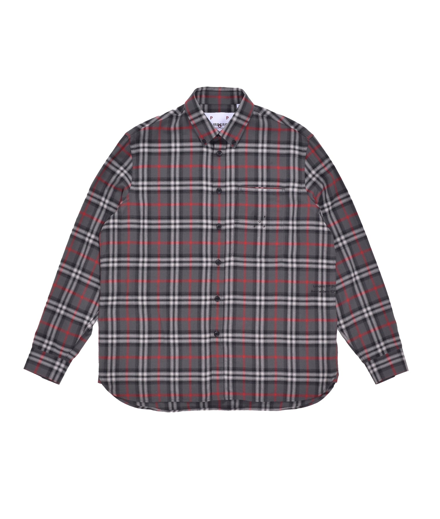 Burberry & Pop Flannel Shirt Check