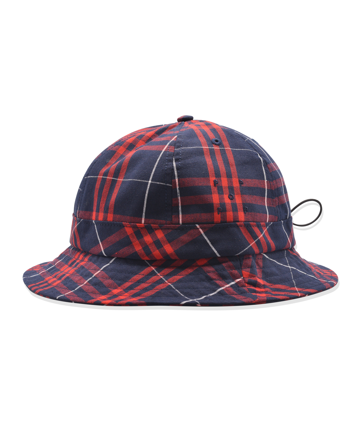 Pop Bell Hat Red/Navy Plaid