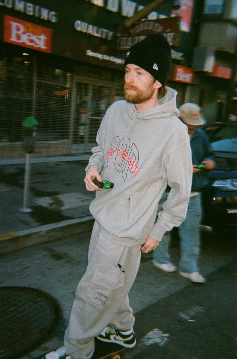 FTC & Pop Cargo Sweat Pants Heather Grey