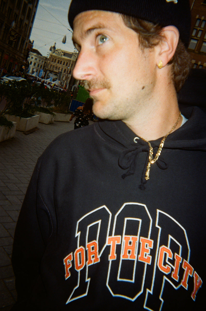 FTC & Pop Hooded Sweat Black