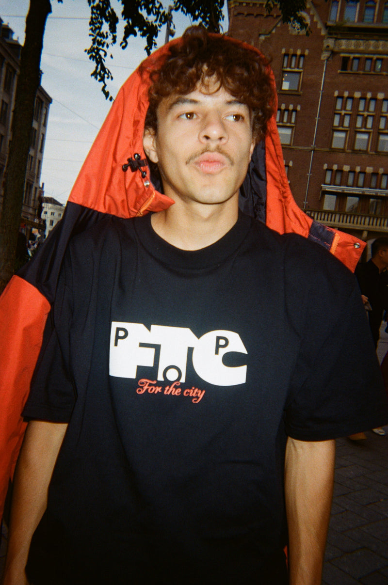 FTC & Pop Logo T-Shirt Black