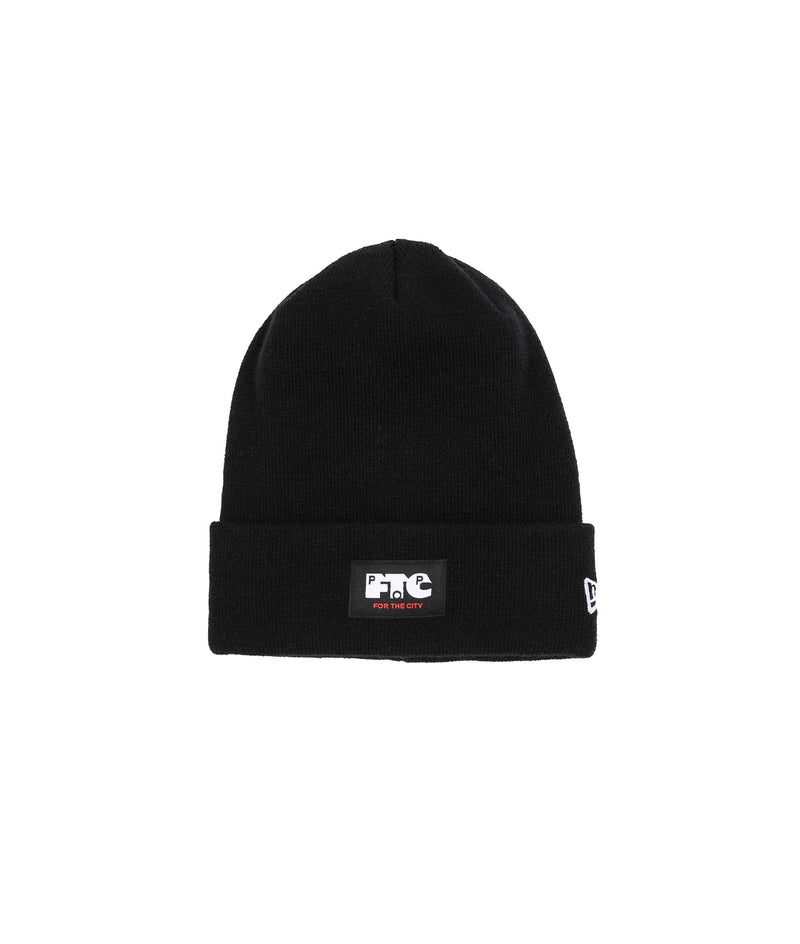 FTC & Pop New Era Beanie Black