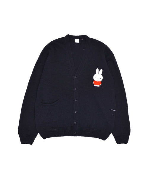 Featured Product Image Of Pop & Miffy Applique Knitted Cardigan Black