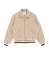 Pop Varsity Jacket White Pepper