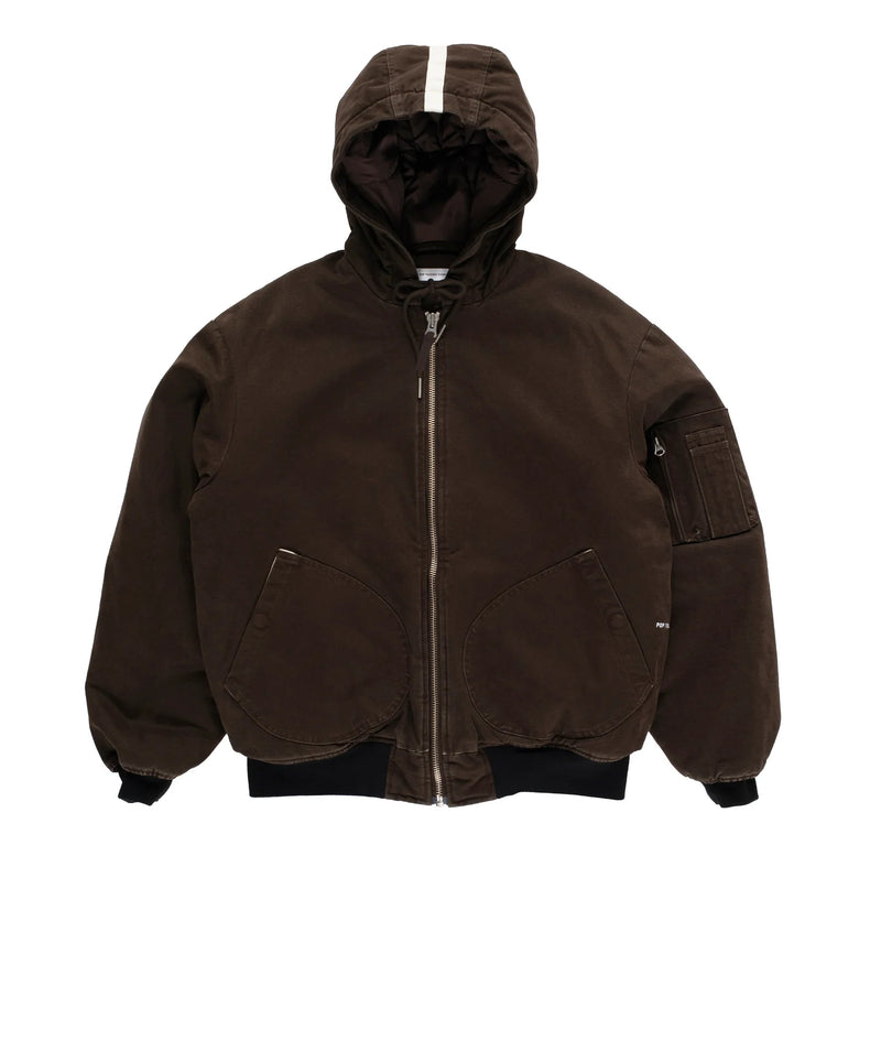 Pop Hooded Flight Jacket Delicioso Pop Hooded Flight Jacket Delicioso