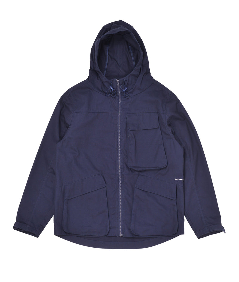 Pop Big Pocket Hooded Jacket Navy