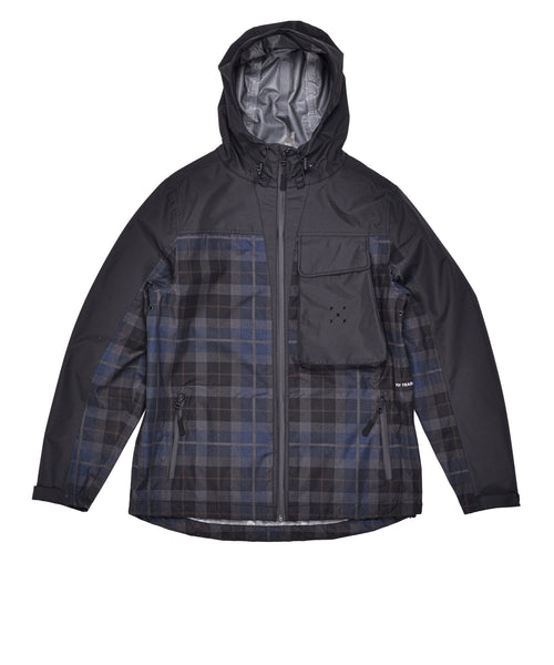 Featured Product Image Of Pop Big Pocket Hooded Jacket Black/Navy Check