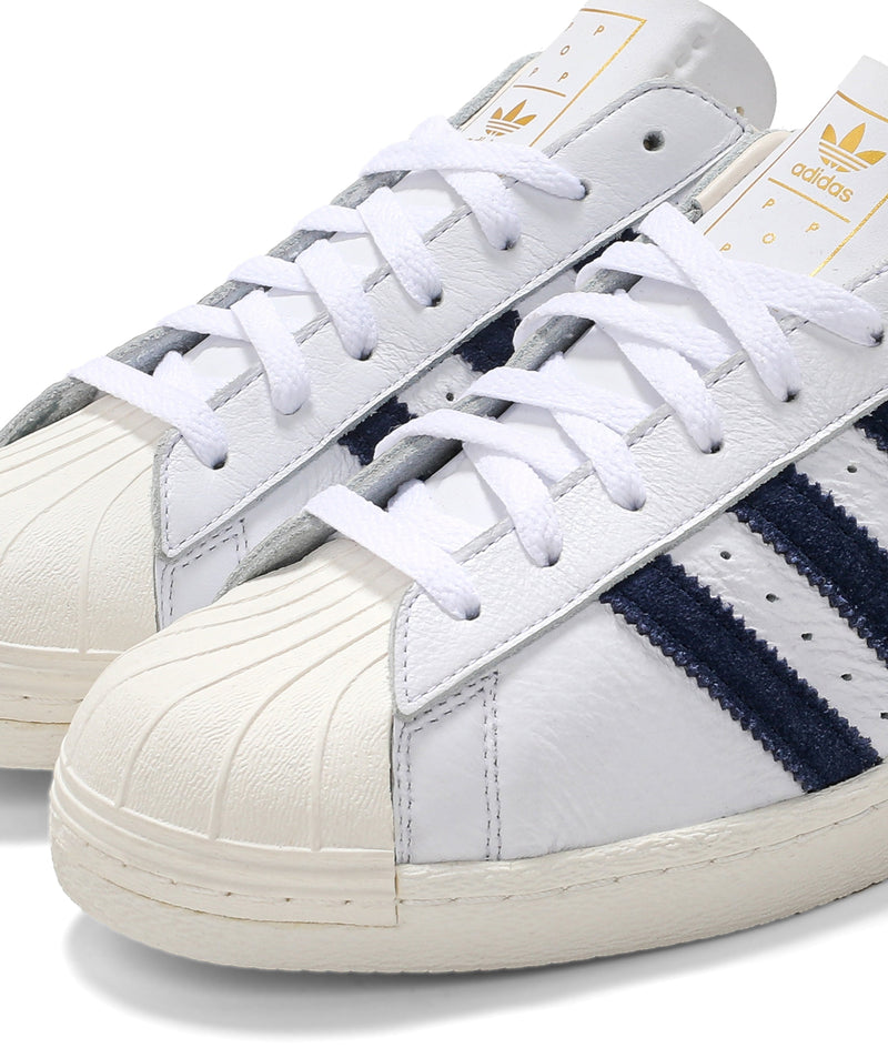 Pop & Adidas Superstar ADV White/Navy