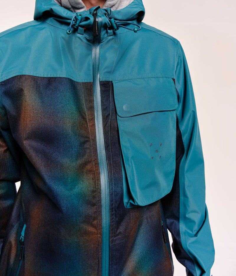 Pop Big Pocket Hooded Jacket Bayberry