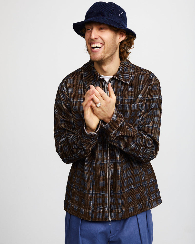 Pop Gilles de Brock Corduroy Check Overshirt