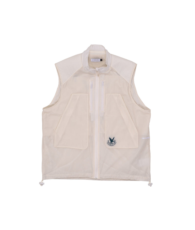Pop & Gleneagles Safari Vest Off White