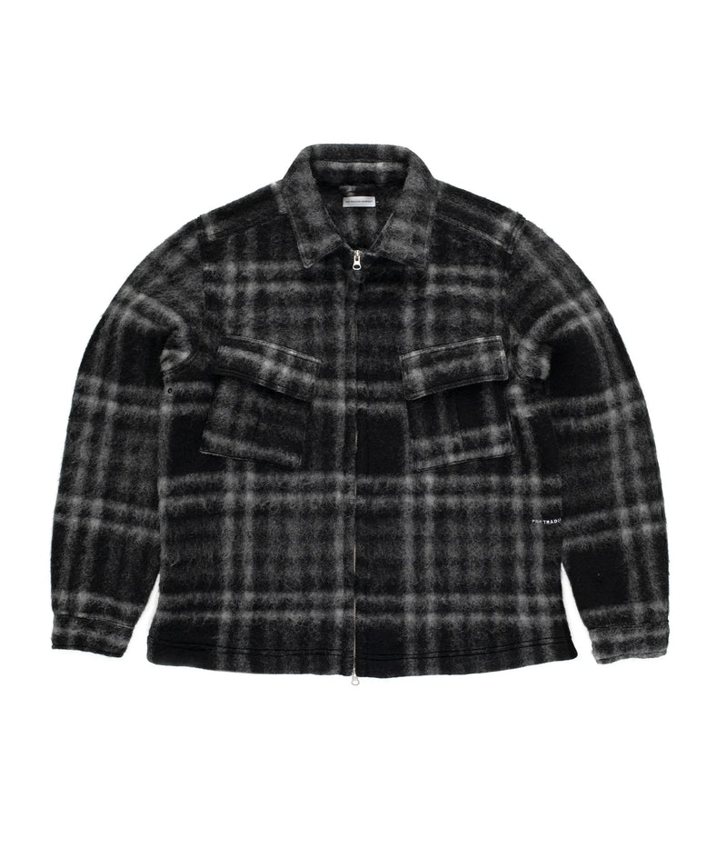 ジャケット・アウター eaphi WOOL LIKE CHECK JACKET Eaphi wool like check jacket