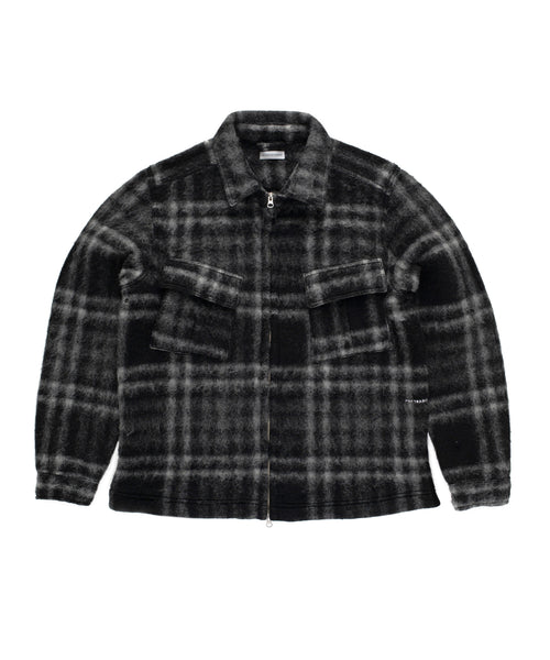 Featured Product Image Of Pop Checked Wool Shirt Jacket Black/Charcoal