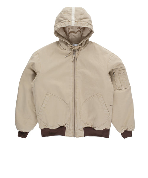 Featured Product Image Of Pop Hooded Flight Jacket White Pepper