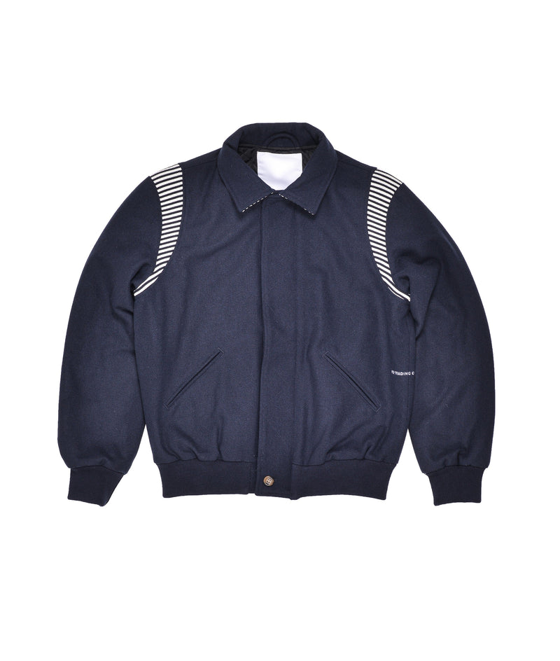 Pop Varsity Jacket Navy