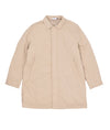 Pop Padded Trenchcoat White Pepper