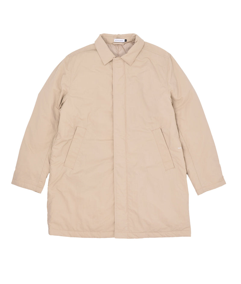 Pop Padded Trenchcoat White Pepper